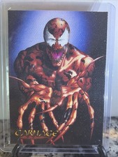1996 Spiderman Fleer Skybox Premium Eternal Evil 🔥 Canvas Carnage Card #1 Of 6 picture