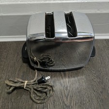 Vintage 1950's Sunbeam Toaster T-20B Radiant Control Chrome Art Deco Auto Tested picture