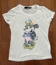 NWOT Love Moschino Minnie Mouse sequined shortsleeve cotton t shirt picture