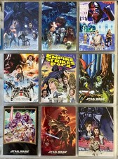 2015 TOPPS STAR WARS ILLUSTRATED EMPIRE STRIKES BACK MINI MASTER SET 138 CARDS. picture