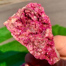 160G Natural Cobalto Calcite graininess Crystal Mineral specimen Healing-Congo picture