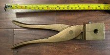 Extremely Rare Civil War English Brass .54 Caliber Mississippi Rifle Bullet Mold picture