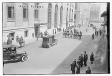Photo:Joseph Hedges Choate Funeral Manhattan New York 1917 Cortege picture