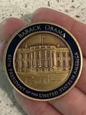 100% Authentic 44th President of US Barack Obama Challenge Coin picture