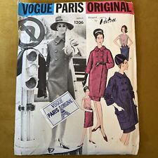 Rare 60s VOGUE PARIS ORIGINAL Pattern by PATOU UNCUT 1206 Suit Blouse Sz 14=6/8 picture