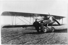 Photo:William Billy Mitchell 1910s Flying Gear Biplane Airplane Aviation picture