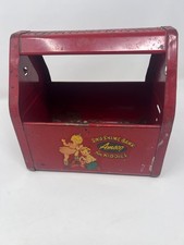 Vintage 1950s Amsco Shu-Shine Kiddie Bank Shoe Box Pressed Steel picture