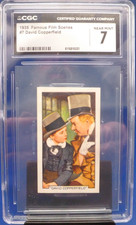 1935 Gallaher Ltd. Famous Film Scenes W C Fields David Copperfield #7 CGC 7.0 NM picture