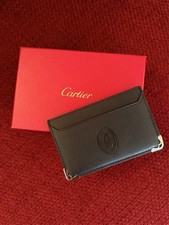 Cartier Cardholder Wallet Black Leather | NEW |Collectible Promotional AD Gift picture