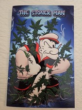 The Stoner Man Popeye Weed Raised Foil C2E2  Exclusive Variant Sense Comics picture