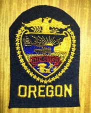 GEMSCO NOS Vintage Patch STATE OF OREGON SEAL OR - Original - 1970 MINT picture