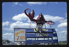 Byron's Seafood Restaurant sign Wareham Massachusetts Historic Old Photo picture