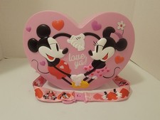 Disney Valentine's Day 2025 Mickey & Minnie Heart Light Up Popcorn Bucket NEW picture