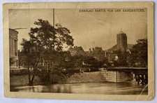 Breslau. Part of the sand bridge. Postcard. 1913. picture