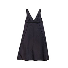 Narciso Rodriguez Dress Womens 6 Sleeveless V Neck A Line Empire Waist Zip Up picture