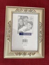 Decorel Heirloom 5 X 7 Picture Photo Frame Silver Gold Tone Color picture