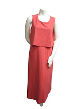 Alfani Dress Womens plus size 0X Pink Layered Asymmetrical Stretch Sleeveles New picture