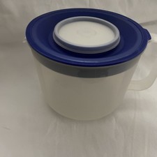 Vintage Tupperware 8-Cup BATTER BOWL W/ Insert & Lid 1629E-2 Preowned RARE FIND picture