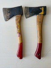2X Vintage HB  Hults Bruk Axe Hatchet  0.7kg Made in Sweden picture