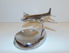 Vic Pastushin Airtray United Airlines Douglas DC-7  Airliner Desk Model Ashtray picture
