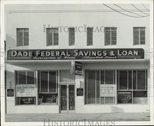 Press Photo Exterior of Dade Federal Savings & Loan Allapattah Branch picture