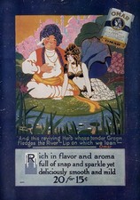 1915 Ad American Tobacco Co Omar Turkish Cigarettes Louis Fancher Art picture