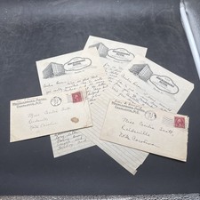 1928 Mecklenburg Hotel Charlotte North Carolina 3 pages letter stationary cover picture