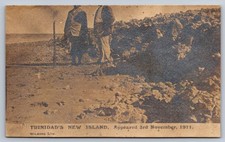 RPPC Trinidad's New Island Appeared November 3rd 1911 Real Photo Postcard picture