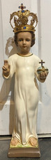*** VINTAGE NUNS CONVENT COLUMBIA STATUARY INFANT JESUS OF PRAGUE STATUE 23.5