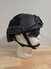 US ARMY DH132B CVC SOHAH 3A Ballistic High Cut HELMET Ops Core 4d tactical Sz L picture