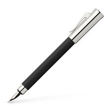 Graf von Faber Castell Black Tamitio Medium Fountain Pen (#141501) NEW picture