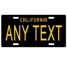 Novelty, Personalized State License Plates-California 63. Three Sizes Available picture
