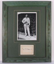 WILLIAM BILL TILDEN 1893–1953 Legendary American Tennis Player Autograph picture