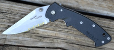 OEM CRKT 6782 Crawford Kasper Combo Blade Liner-Lock Folding Pocket Knife--Great picture