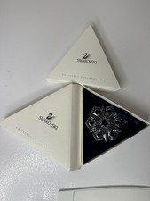 Swarovski Snowflake Crystal Annual Christmas Ornament 1999 Original Box picture