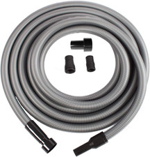 94159 Premium 30 Ft. Shop Vacuum Hose with Power Tool Adapter Set Silver picture
