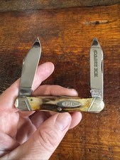 RARE CASE TESTED XX 52046J MOOSE Two Blade Knife. GNARLY STAG SCALES, 1992 picture