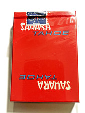 -VINTAGE NEVADA-**SAHARA TAHOE **Rare Deck Of Cards RED Factory Sealed New 1960s picture