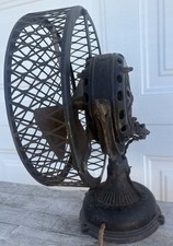 Antique General Electric Pancake Motor Fan Type K Form D Cast Iron Fan picture