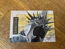 Topps The Lord of the Rings MP1 1/1 Sketch Card Witch King by Gabe Hernandez picture
