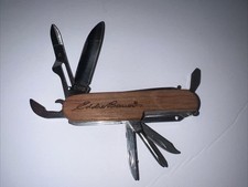 Eddie Bauer Swiss Army Knife Wood Handle picture