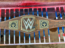 World Heavyweight Championship Belt WWE Brass 2MM & 4MM Adult Size Belt picture