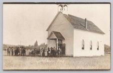 Remnant Church, Shelburn, Oregon OR RPPC DB UNP Postcard picture