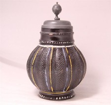 Antique German Beer Stein Dippoldiswalde/Annaberg w/Scaled Pattern c.1900? picture