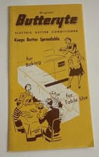 Vintage Butteryte Electric Butter Conditioner Vintage Flyer  picture