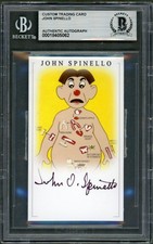 John Spinello SIGNED Creator Operation Game PCB Card Auto Beckett BAS Rare picture
