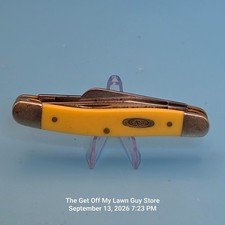 Case XX 3318 CS Stockman Pocket Knife 1973 7 Dot Tang Carbon Steel 3Blade Folder picture