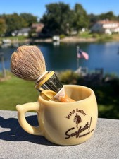 Vtg. Seaforth Scotch Heather Shaving Mug Prince Matchabelli With Shaving Brush picture
