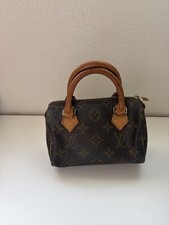 Louis Vuitton Speedy Mini Handbag HL Brown Leather picture