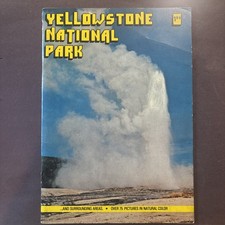 1960s YELLOWSTONE NATIONAL PARK AND SURROUNDING AREAS PICTURE BOOK  Z6376 picture